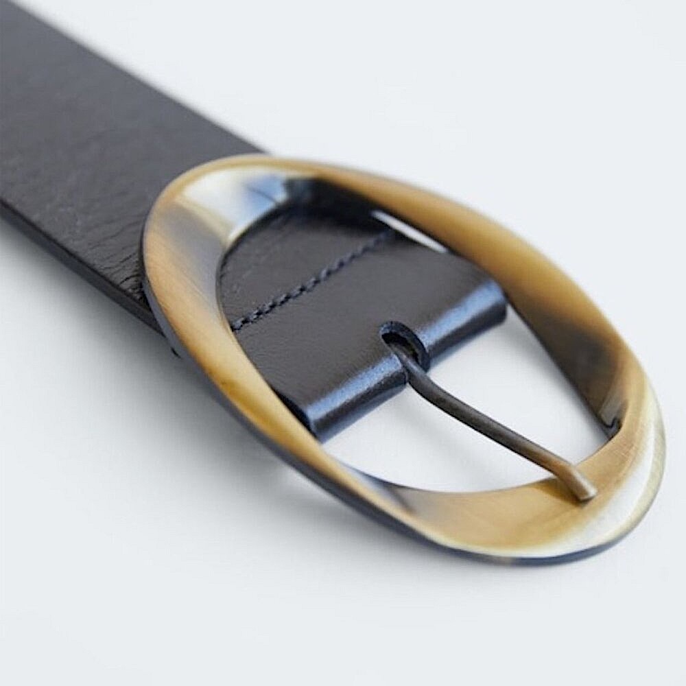 NWOT Zara Leather Belt - Picture 2 of 15